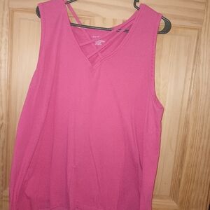 Lane Bryant Women's Pink Tank Top